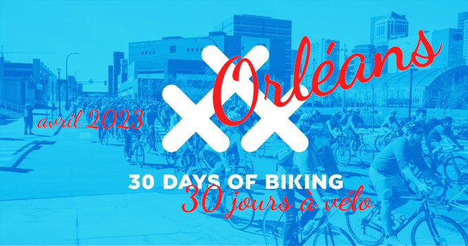 Défi « 30 jours à vélo » en avril