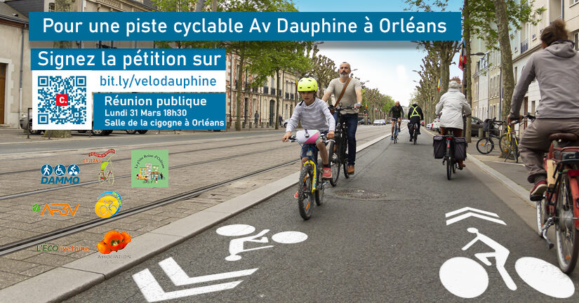 Signez la pétition pour un aménagement cyclable avenue Dauphine